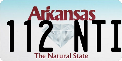AR license plate 112NTI