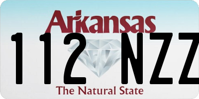 AR license plate 112NZZ