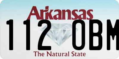 AR license plate 112OBM