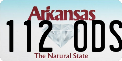 AR license plate 112ODS