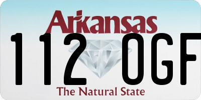 AR license plate 112OGF