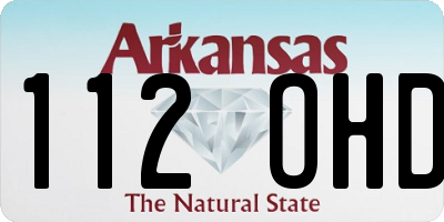 AR license plate 112OHD