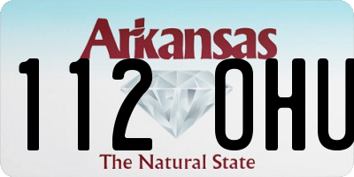 AR license plate 112OHU