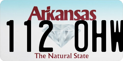 AR license plate 112OHW