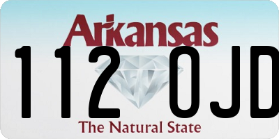 AR license plate 112OJD
