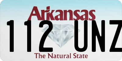 AR license plate 112UNZ