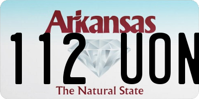 AR license plate 112UON