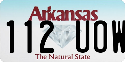 AR license plate 112UOW