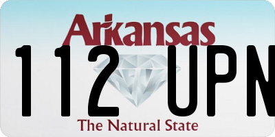 AR license plate 112UPN