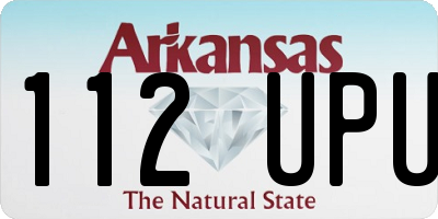 AR license plate 112UPU