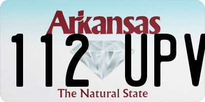 AR license plate 112UPV