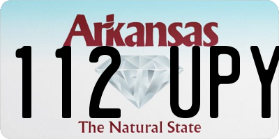 AR license plate 112UPY