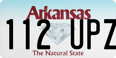 AR license plate 112UPZ