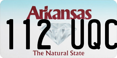 AR license plate 112UQC