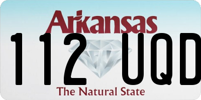 AR license plate 112UQD