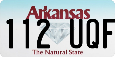 AR license plate 112UQF