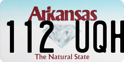 AR license plate 112UQH