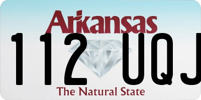 AR license plate 112UQJ