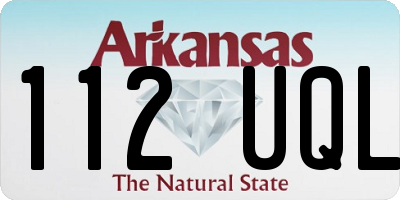 AR license plate 112UQL