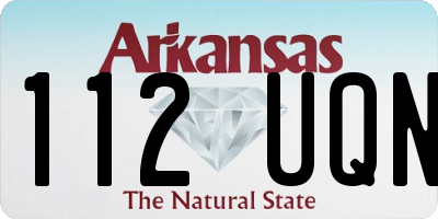 AR license plate 112UQN
