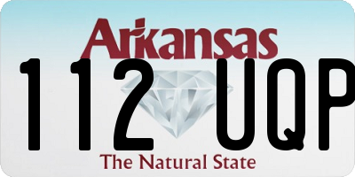 AR license plate 112UQP