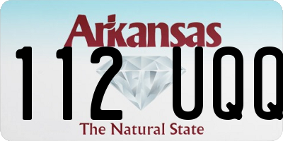 AR license plate 112UQQ