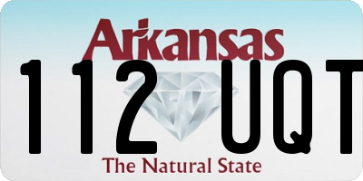 AR license plate 112UQT
