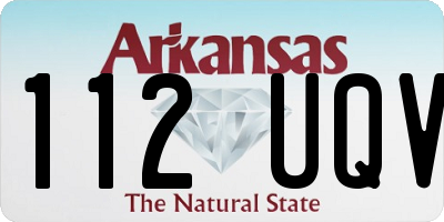 AR license plate 112UQV