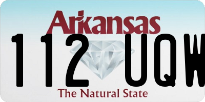 AR license plate 112UQW