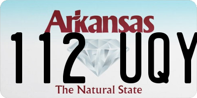 AR license plate 112UQY