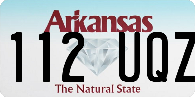 AR license plate 112UQZ