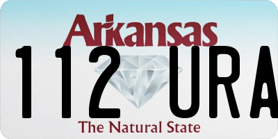 AR license plate 112URA