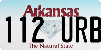 AR license plate 112URB