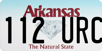 AR license plate 112URC