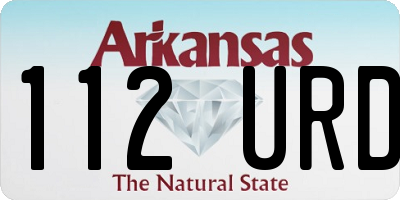 AR license plate 112URD