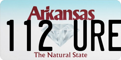 AR license plate 112URE