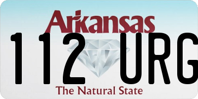 AR license plate 112URG