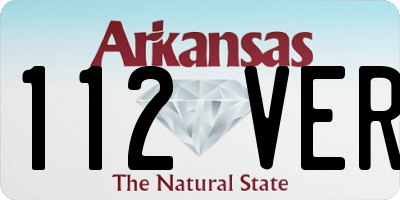 AR license plate 112VER
