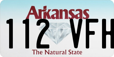 AR license plate 112VFH