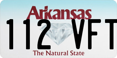 AR license plate 112VFT