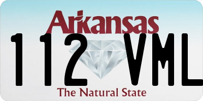 AR license plate 112VML