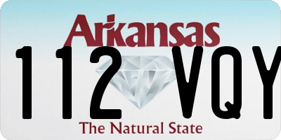 AR license plate 112VQY