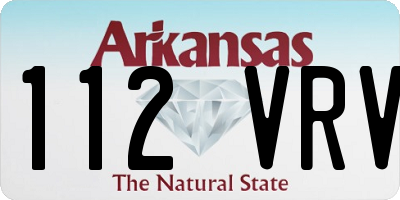 AR license plate 112VRV