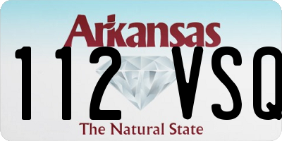 AR license plate 112VSQ