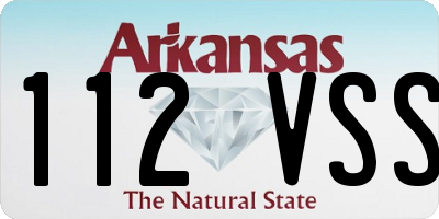 AR license plate 112VSS