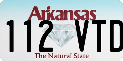 AR license plate 112VTD