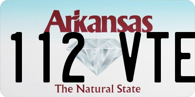 AR license plate 112VTE