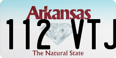 AR license plate 112VTJ