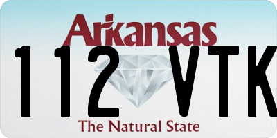 AR license plate 112VTK