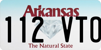 AR license plate 112VTO